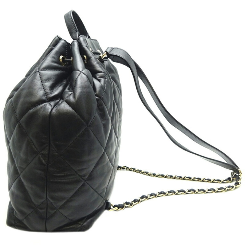 Chanel Drawing Backpack Black Daypack